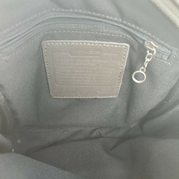 Coach Womens Slate Gray Crossbody Handbag Purse - Picture 10 of 14